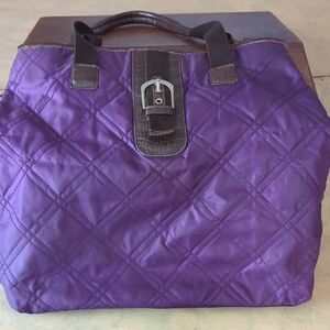 Purple Quilted Women's Bag